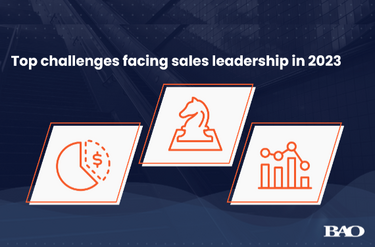 Top sales challenges facing sales leadership