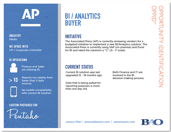 The Associated Press BI Buyer