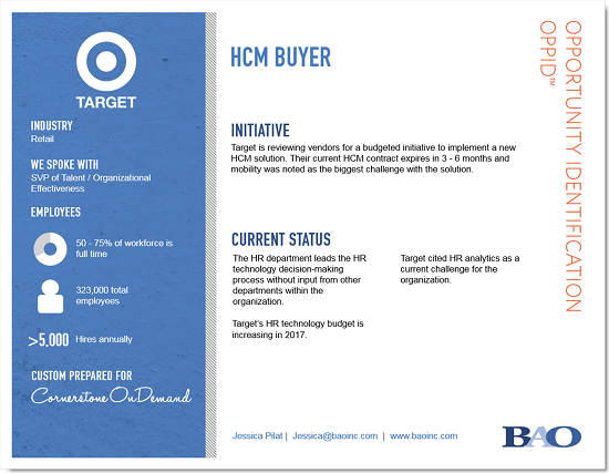 Target HCM Buyer