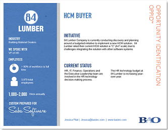 84 Lumber HCM Buyer