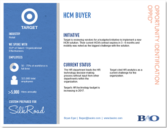 Target HCM Buyer