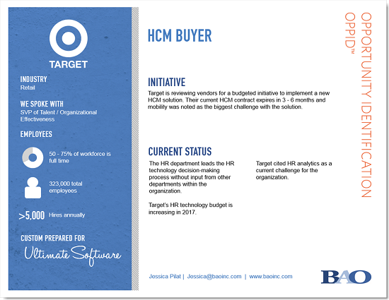 Target HCM Buyer