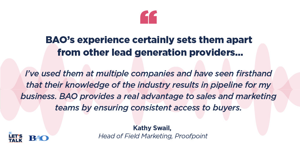 BAO's experience certainly sets them apart from other lead generation providers.